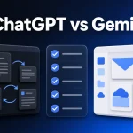 ChatGPT와 Gemini의 블로그 조사·문서 업무 선택 기준을 비교한 이미지